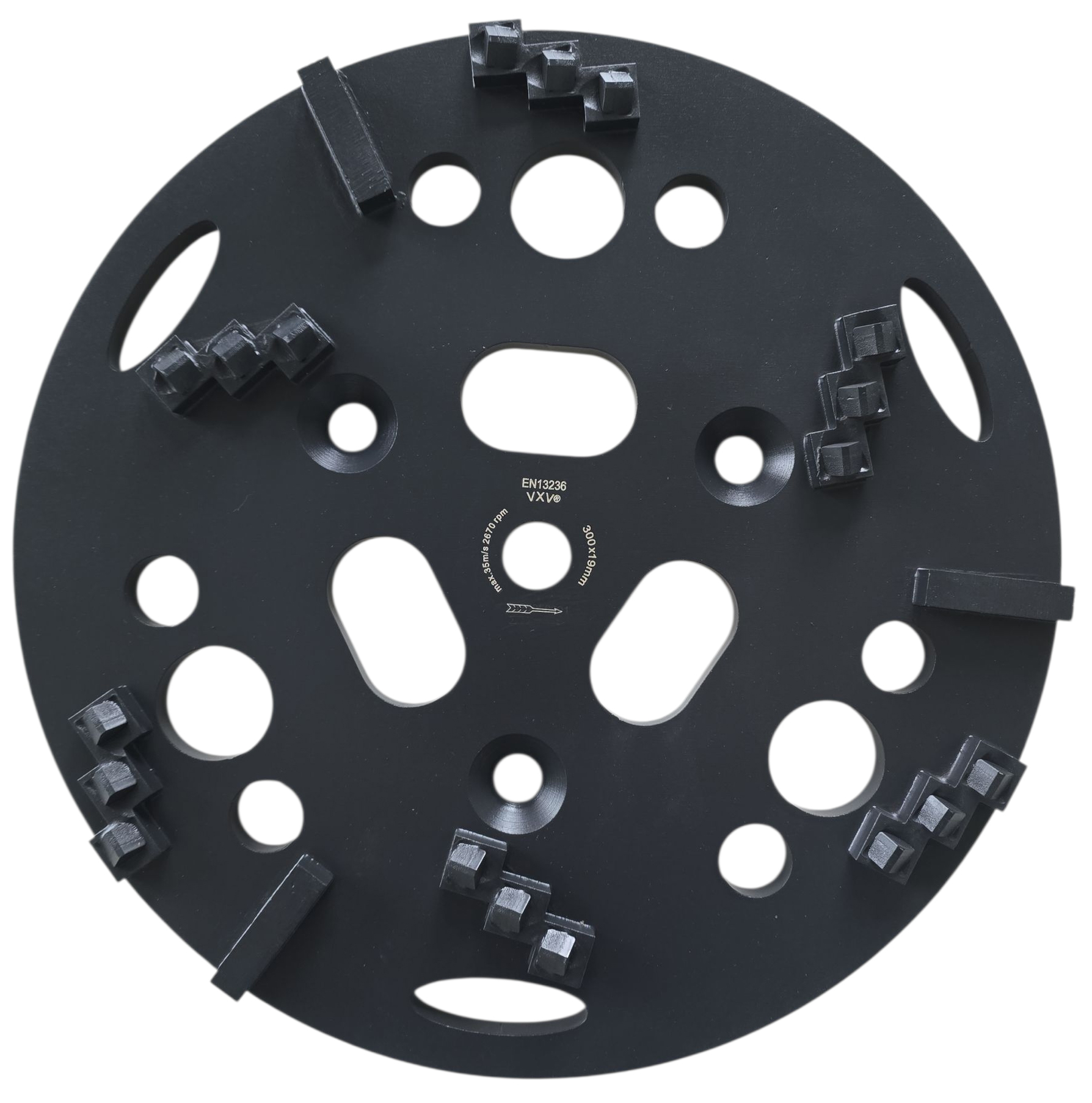 32270 TP580 Diamant-Schleifteller Black Star LONGLIFE RO-300-SW 300 x 19 mm