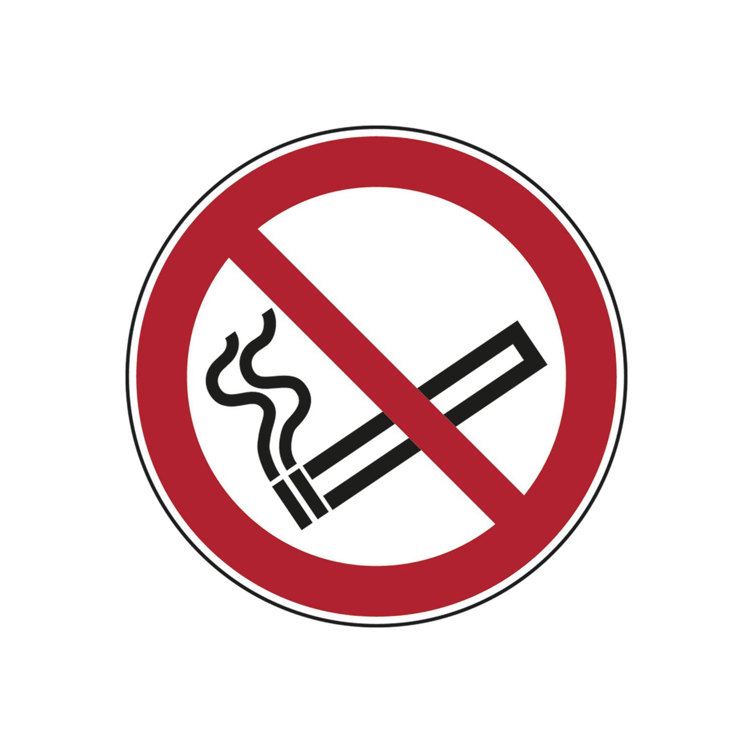 Verbotsschild, Rauchen verboten, Rund 200 mm - DIN EN ISO 7010-P002