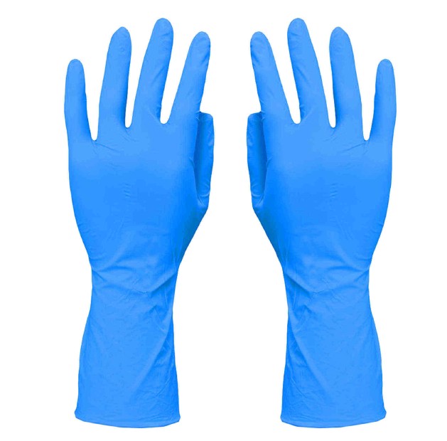 Nitril Einweghandschuh, 100 Stück/Box, blau
