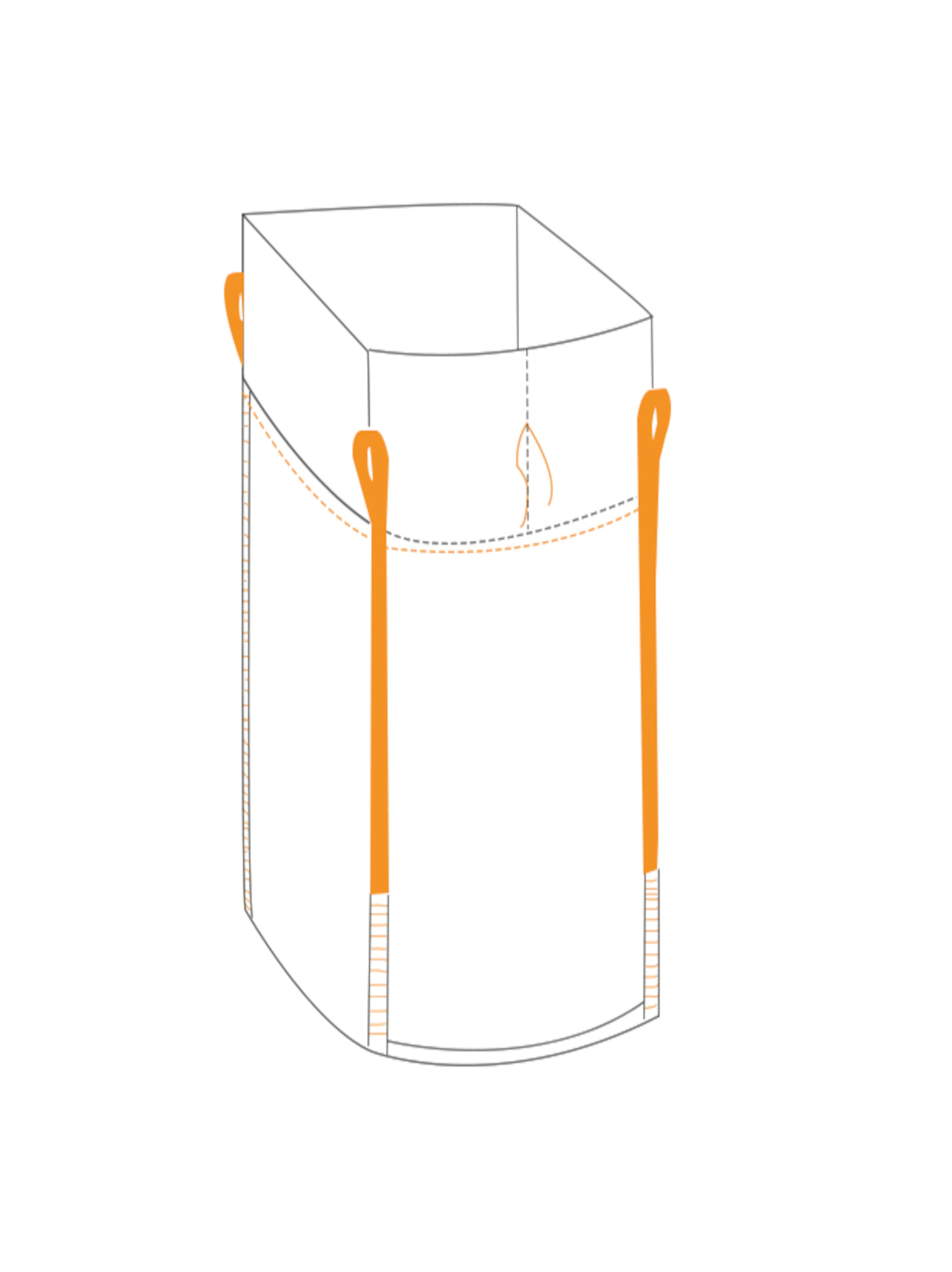 Big Bag 100x100x200 cm, SWL 1250kg unbeschichtet