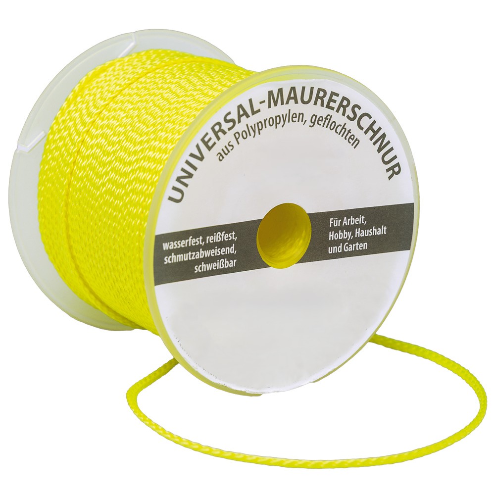 Universal-Maurerschnur 2,0mm neongelb