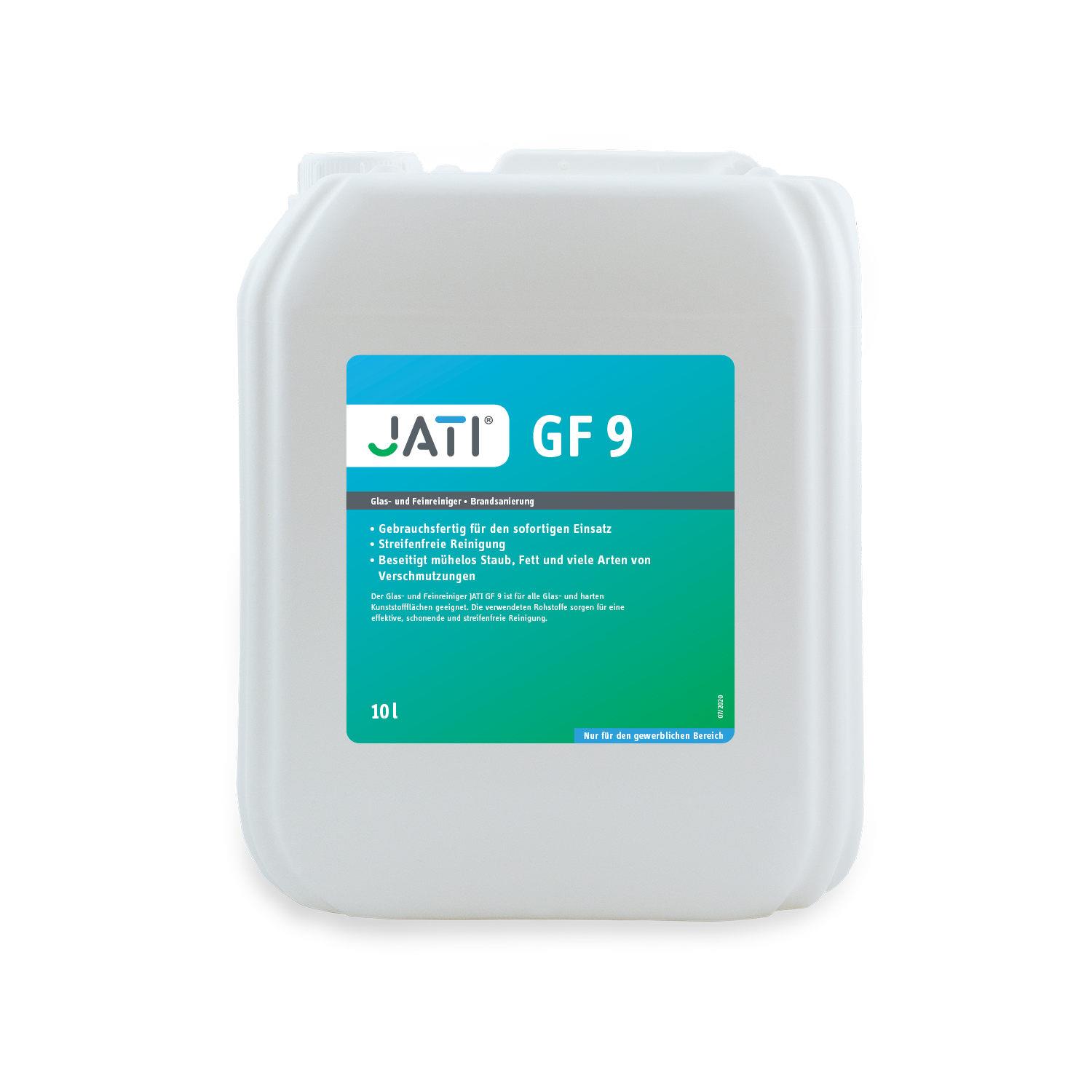 JATI GF 9 Glasreiniger - 10 Liter Kanister