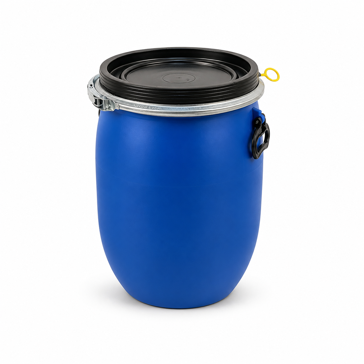 220 L Kunststoffdeckelfass, neu, blau
