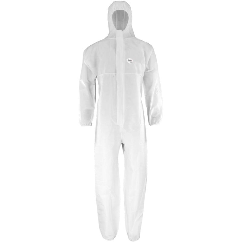 Schutzoverall CoverTexFR® C-1FR, weiß, Kat. III - Typ 5+6, flammhemmend
