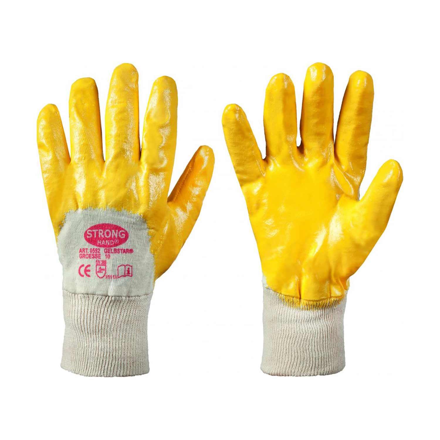 Gelbstar Stronghand Nitril Handschuh Gr. 9