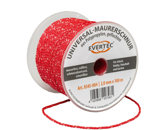Universal-Maurerschnur 2,0mm rot