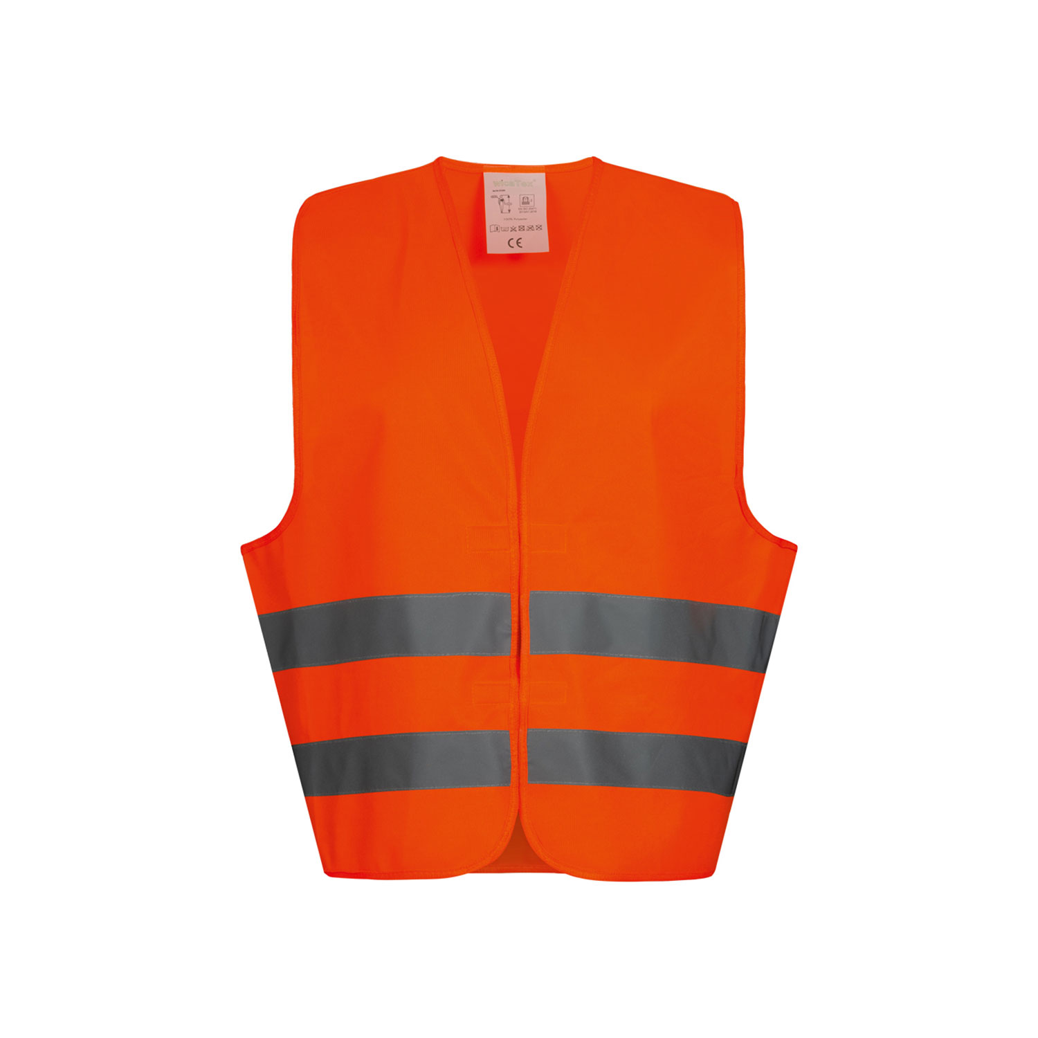 Polyester Warnweste orange