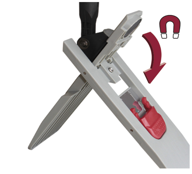 Magnet- Klapphalter Magic Click 50 cm mit Aufrechtfunktion