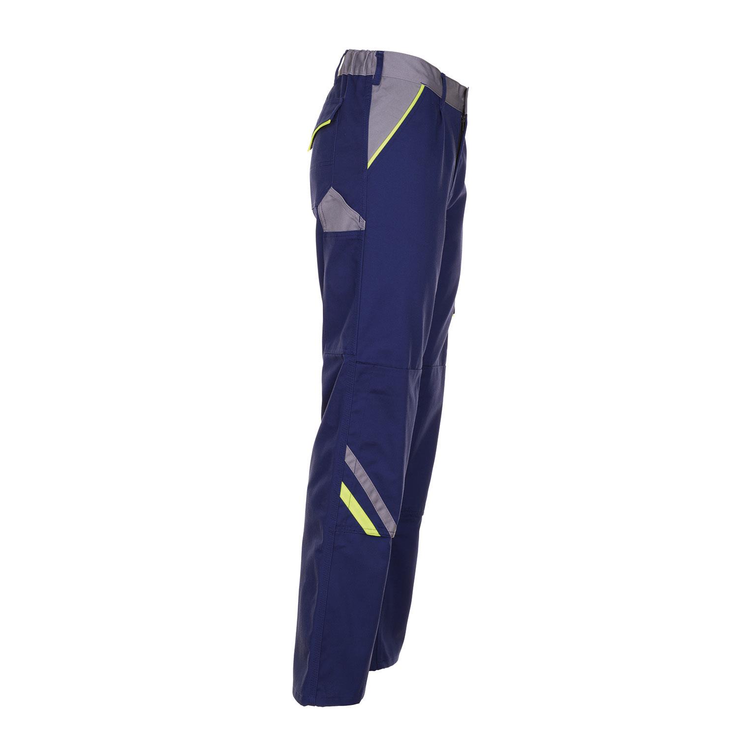 Planam Visline Bundhose marine/gelb/zink Gr. 68