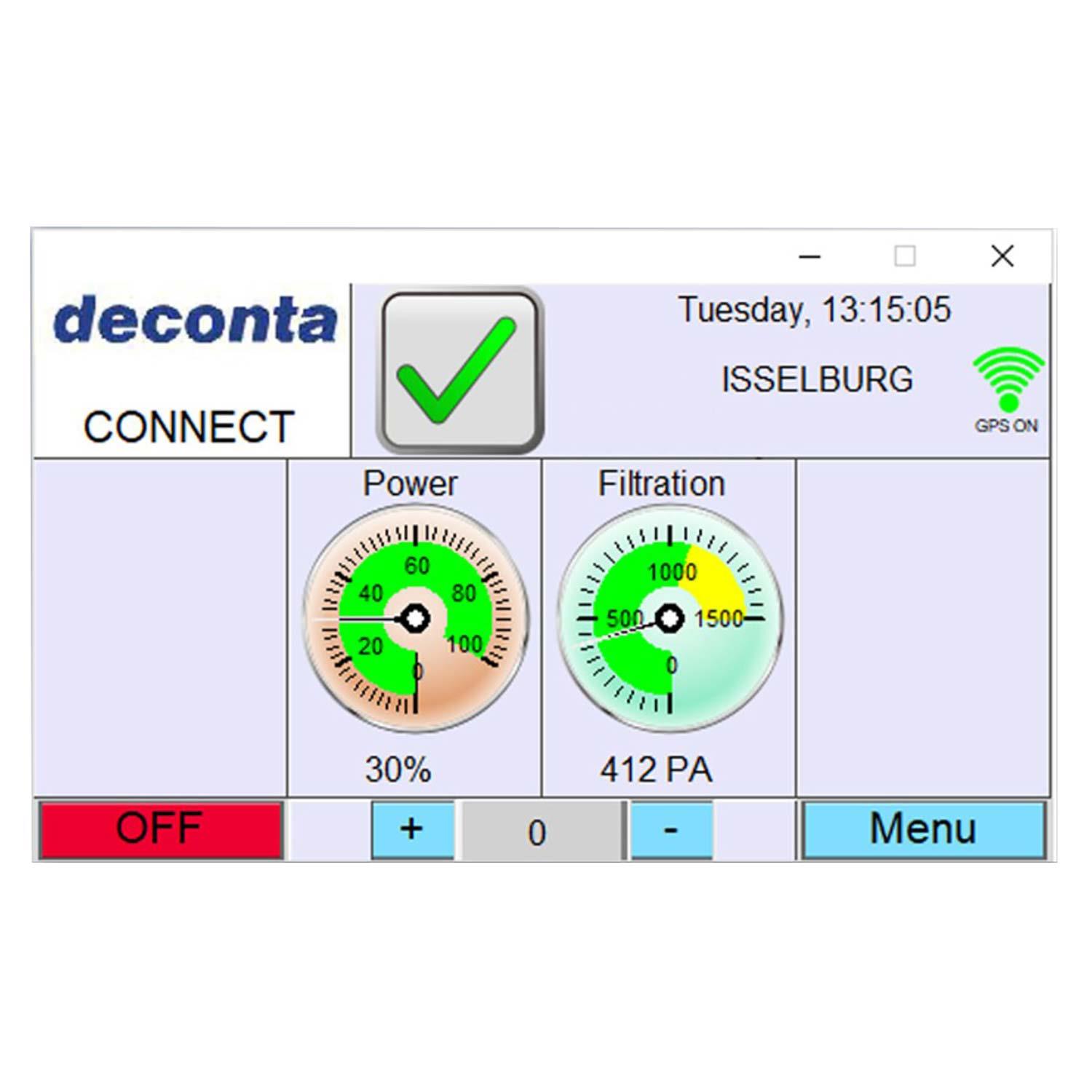 deconta Unterdruckhaltegerät green dec G 200 SRE connect