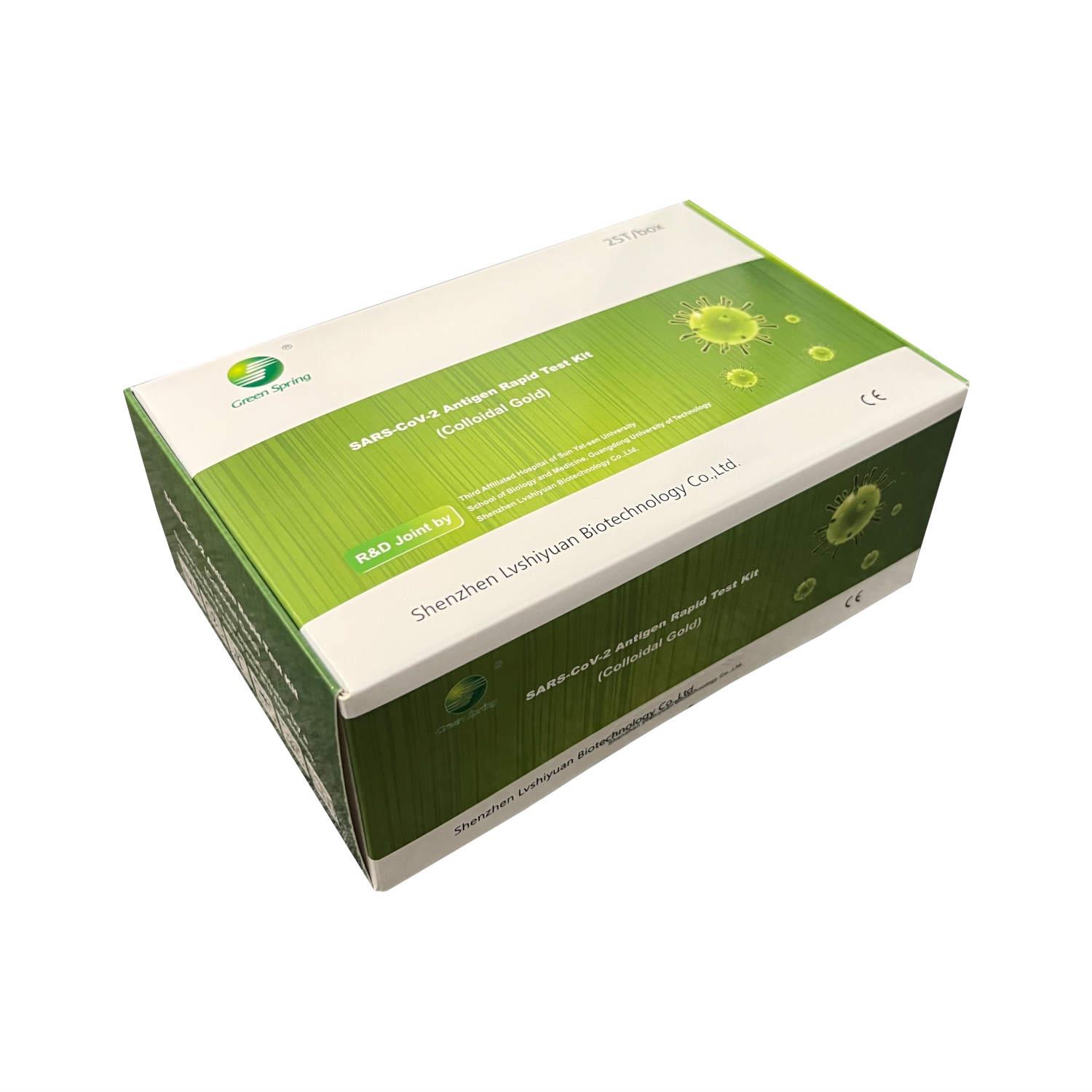 Green Spring® SARS-CoV-2 Antigen Rapid Test Kit Schnelltest 4in1 Profitests (Naso- & Oropharyngeal, Nasal und Lolli)