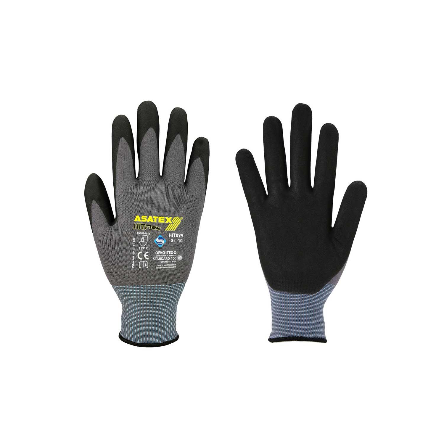 Hit-Flex Plus-Feinstrick mit Nitril Hit-Flex Plus-Feinstrick mit Nitril