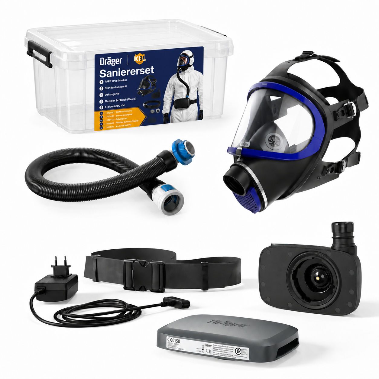 Dräger X-Plore 8300 Starter-Set R59530 inklusive 1 x Partikelfilter P R SL