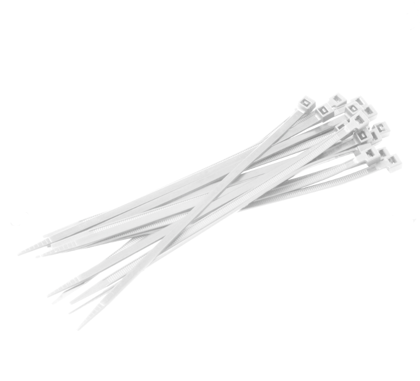 Kabelbinder weiß, VE 100 Stück - 10mm x 500mm